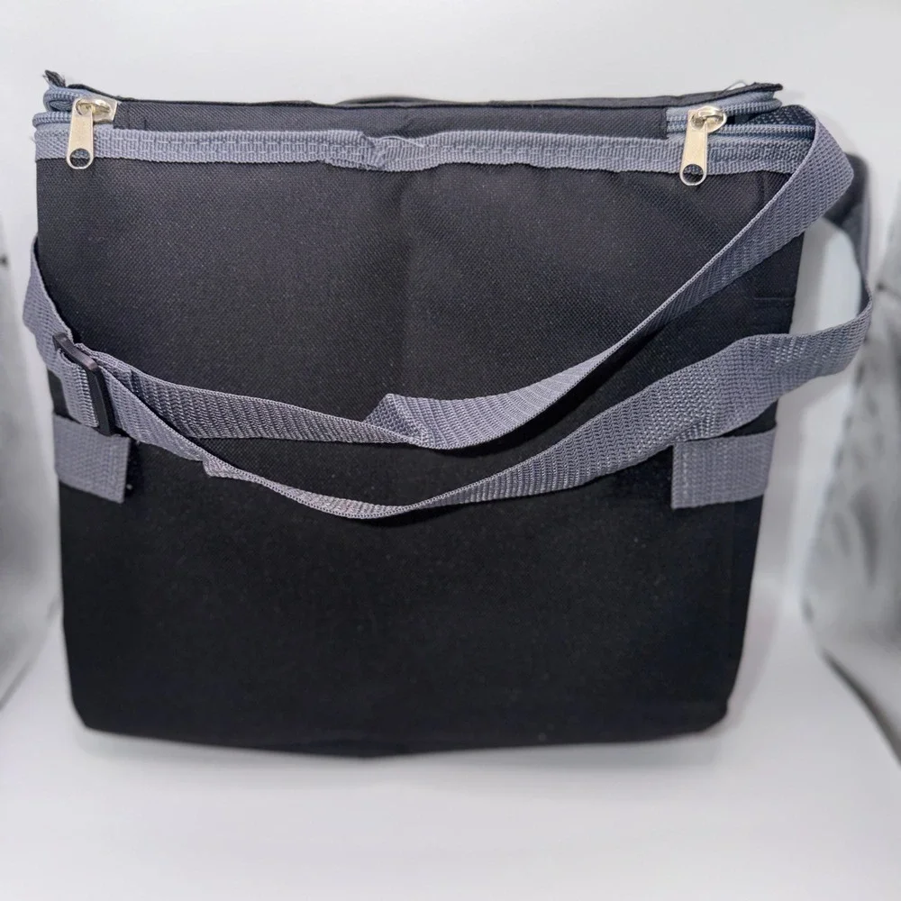 True Living Outdoors 24 Can Black Insulated Soft Sided Cooler Bag Picnic Camping